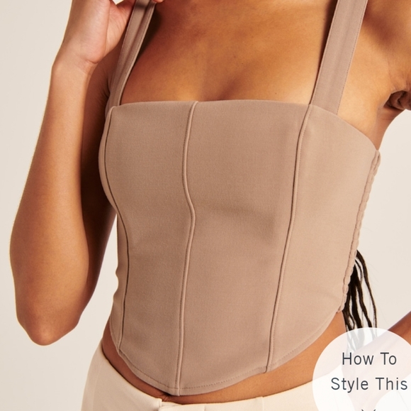 Abercrombie & Fitch Tops - Sweetheart Corset Top